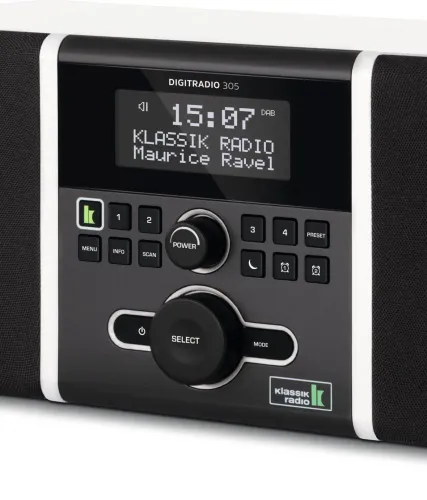 Radioodbiornik TechniSat DigitRadio 305 Klassik Edition Radio FM DAB+ Biały