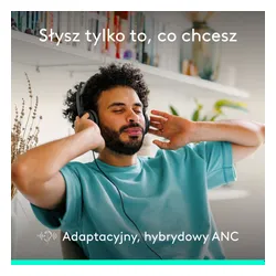 Słuchawki LOGITECH Zone Wired 2 Przewodowe, Nauszne, ANC Grafitowy