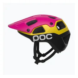 Kask rowerowy POC Cularis Pure rhos red matt/citrine yellow matt