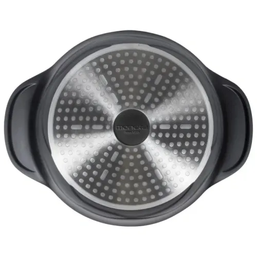 MONETA Lirica Handle 26 cm czarna - patelnia nieprzywierająca z pokrywką