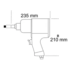 Beta Araçları Darbe Anahtarı 1927p 6.2 bar 1/2"