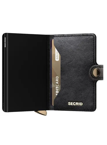 Кошелек Secrid Premium RFID Miniwallet Emboss Diamond - черный