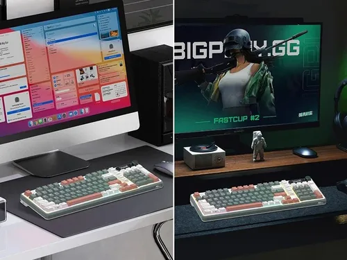 Klawiatura ROYAL KLUDGE RK-S98 Chartreuse Switch Wielokolorowy