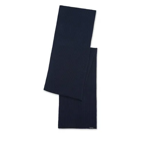 Calvin Klein clasic bumbac coaste tricot eșarfă K50K510996 CK Navy BA7