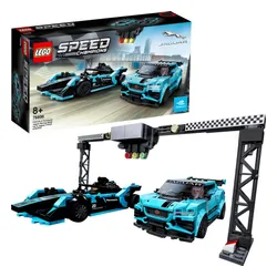 Конструктор Lego Speed Champions Formula E Panasonic Jaguar Racing GEN2 car и Jaguar I-PACE Etrophy (76898)