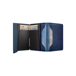 Mały portfel RFID Secrid Crisple Slimwallet - navy