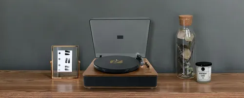 Gramofon MUSE MT-106 BT Bluetooth USB Brązowo-czarny