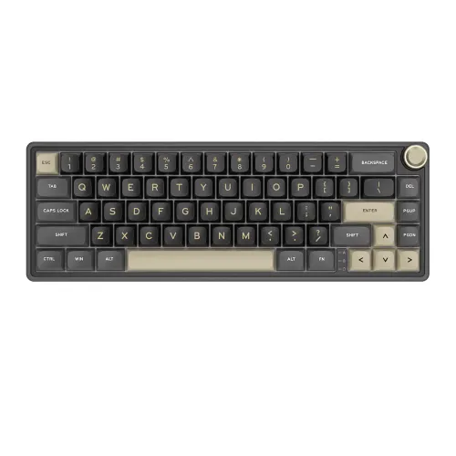 Klawiatura mechaniczna Royal Kludge RK-R65 Phantom Brown Switch Czarno-Szary