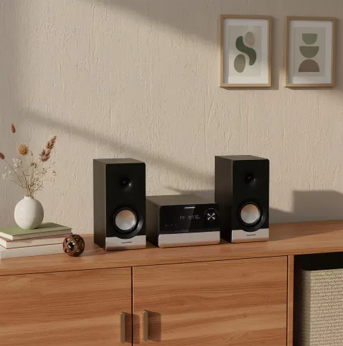 Wieża Blaupunkt MS40.2BT 100W Bluetooth Radio FM Czarno-srebrny
