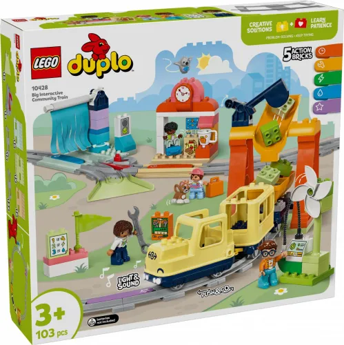 LEGO DUPLO bricks 10428 Большой интерактивный городской поезд