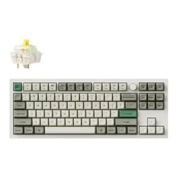 Klawiatura KEYCHRON Q3 Max Wireless Switch Gateron Jupiter Banana Biało-szaro-zielony