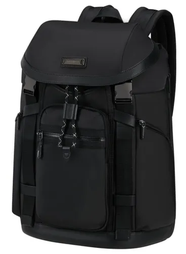 Рюкзак городской Samsonite Relyon Backpack 15,6" с клапаном - чёрный