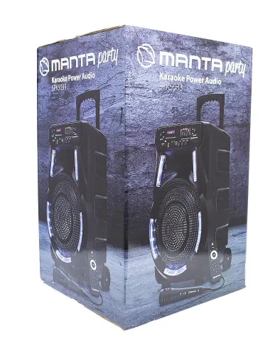 Power Audio Manta SPK5033 40W Bluetooth FM Radio Black