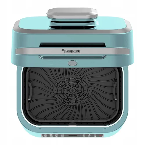 Air Fryer Frytkownica beztłuszczowa TURBOTRONIC TT-AG700 Turkusowy 5.5l cyfrowy panel sterowania