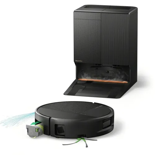 Robot sprzątający iRobot Roomba 675 Combo Czarny Funkcja mopowania Stacja oczyszczająca Tworzenie mapy pomieszczenia 63dB