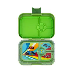 Yumbox Panino Çocuk Öğle Yemeği Kutusu 750 ml-matcha green / Yarış arabaları tepsisi