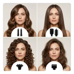 Suszarko-lokówka Huslog HUS1081 1200W Jonizacja 3 poziomy temperatury