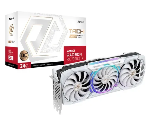 Karta graficzna ASrock Radeon RX 7900 XTX Taichi White OC 24GB GDDR6 384bit FSR