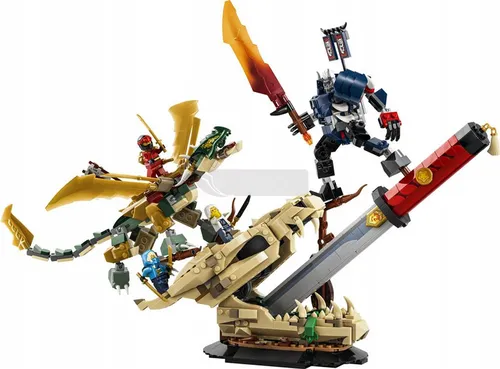 LEGO Ninjago 71871 Bitwa o Smocze Ostrze, zestaw klocków 9+