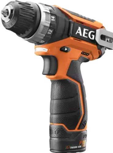 AEG PowerTools BS 12C2 Lİ - 202B Akülü matkap (+piller, şarj cihazı, çanta)