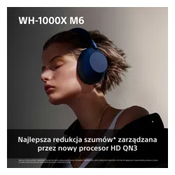 Słuchawki bezprzewodowe Sony WH-1000XM6 ANC Nauszne Bluetooth 5.3 Oliwkowy