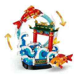LEGO 80120 Chinese Festivals Karp przeskakujący przez Smoczą Bramę