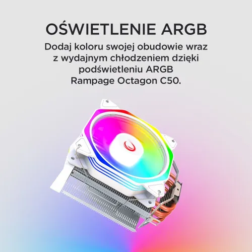 Chłodzenie CPU RAMPAGE Octagon C50 ARGB