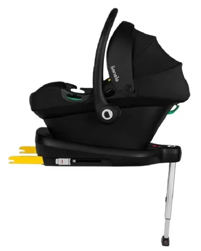 Fotelik samochodowy LIONELO Astrid i-Size z bazą Isofix 40-87 cm (0-13 kg) Czarno-szary