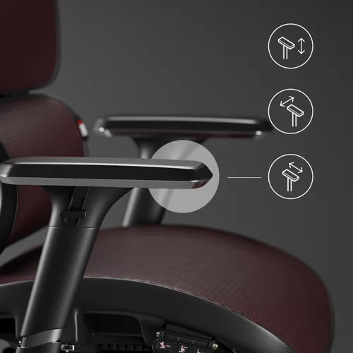 Fotel DIABLO CHAIRS V-Commander Czarno-burgundowy