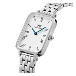 Часы Daniel Wellington Quadro Roman Numerals 5-Link Watch DW00100691 Silver