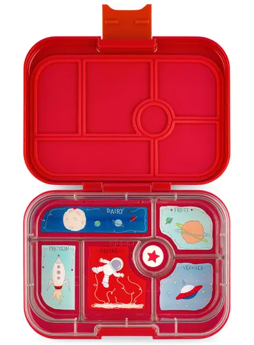 Yumbox Orijinal Okul Öğle Yemeği Kutusu-roar red / roket tepsisi