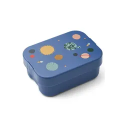 Dziecięcy pojemnik na jedzenie Liewood Kamil Lunchbox - universe / classic navy