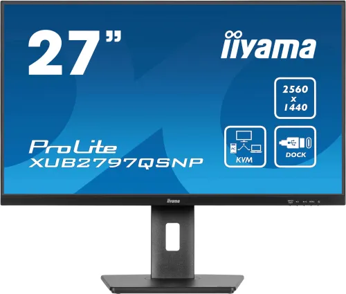 Monitor IIYAMA ProLite XUB2797QSNP-B1 27" 2560x1440px IPS 100Hz 1 ms [MPRT] + Norton Small Business