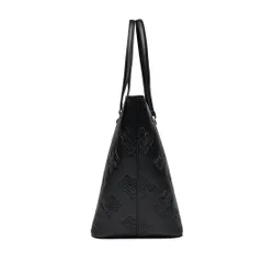 Tommy Hilfiger Th Refined Tote Mono Handbag AW0AW15726 Черный