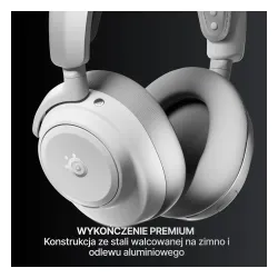 Słuchawki bezprzewodowe z mikrofonem SteelSeries Arctis Nova Pro Omni Nauszne Biały