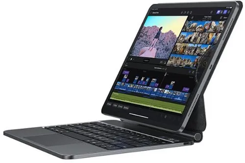 Etui na iPad Pro USAMS Miaoke 12.9 cali Czarny Klawiatura