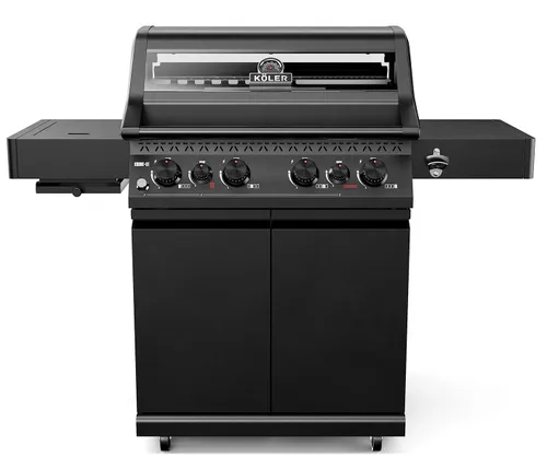 Grill gazowy KOLER Krone S1 Czarny 21.6 kW 73 x 46 cm