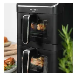 Air Fryer Frytkownica beztłuszczowa MOZANO AirTower Duo 11l z podwójnym koszem 12 automatycznych programów