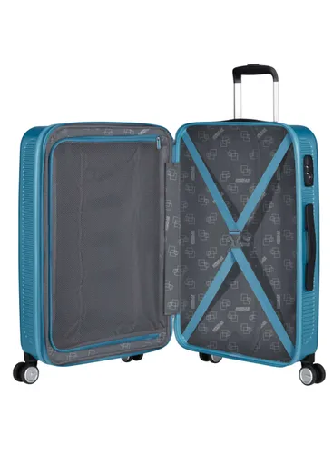 Walizka średnia poszerzana American Tourister Astrobeam - icy aqua