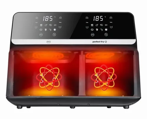 Air Fryer Frytkownica beztłuszczowa ELDOM FR200 Fritela 9l z podwójnym koszem