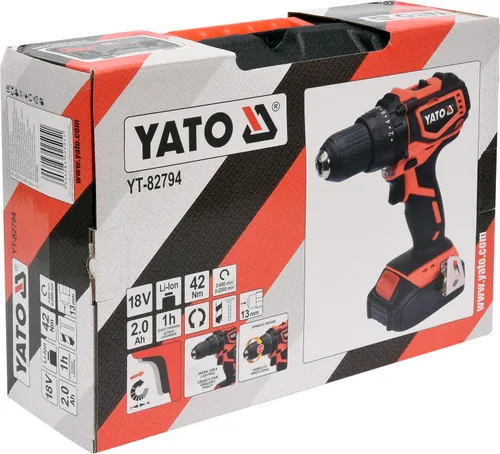 Yato YT-82794 18 V şarj edilebilir pil 1x2 Ah