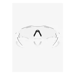 Okulary przeciwsłoneczne Oakley Cybr Zero matte white/clear to black iridium photochromic