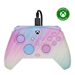 Pad Turtle Beach Rematch Advanced Cotton Candy do Xbox Przewodowy Różowo-niebieski