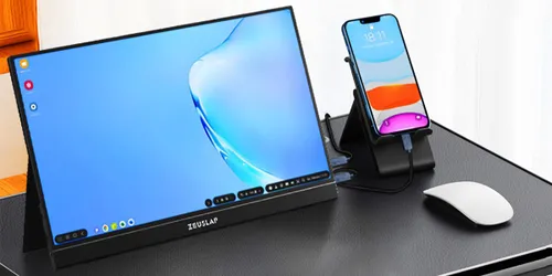 Monitor ZEUSLAP ZP156K 15" 1920x1080px IPS 120Hz 3 ms