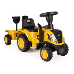 Jeździk Traktor z przyczepką Caterpillar CAT jeździdełko dla dziecka pojazd 12M+