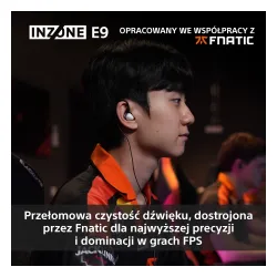 Słuchawki Sony INZONE E9 Dokanałowe Brak mikrofonu Czarny