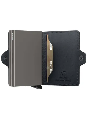 Podwójny portfel RFID Secrid Twinwallet Mirum Plant-based - black