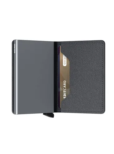 RFID Gizli Slimwallet Twist-grey Küçük Cüzdan