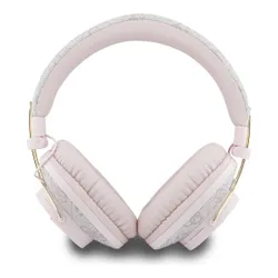 Słuchawki nauszne GUESS Triangle Logo Bluetooth ENC Różowy