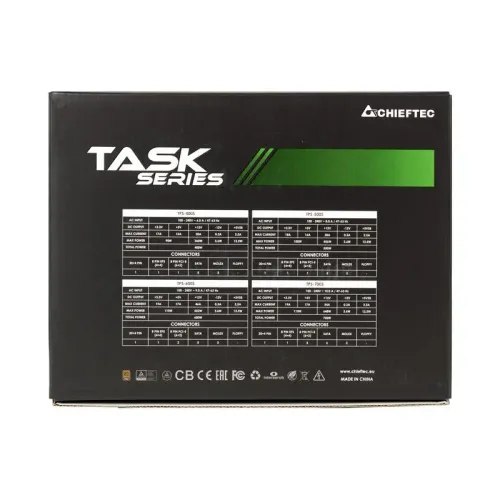 Zasilacz Chieftec Task TPS-700S 700W 80+ Bronze Czarny